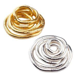 Chunky Bendable Snake Necklace Set Versatile Adjustable Armband Bracelet Choker